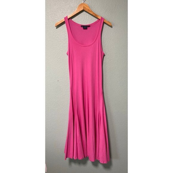 Ralph Lauren Sport Women's Pink‎ Swing Long Midi Dress Size Small - Picture 1 of 7